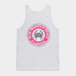 Blue Mountain Beach Florida Crab 30A 30 A Emerald Coast Walton County Tank Top